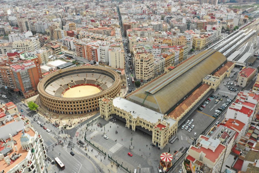 Bull Fight Architecture Drone The Node Agency